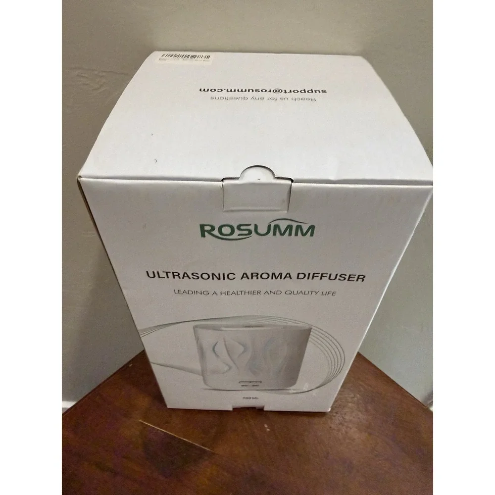 ROSUMM 700ML Ultrasonic Aroma Diffuser Cool Mist Humidifier Essential Oil NEW